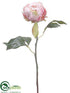 Silk Plants Direct Peony Bud Spray - Pink - Pack of 12
