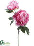 Silk Plants Direct Peony Spray - Cerise Two Tone - Pack of 12