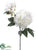 Peony Spray - Cream - Pack of 12