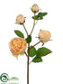 Silk Plants Direct Peony Rose Spray - Peach - Pack of 12