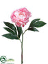 Silk Plants Direct Peony Spray - Pink Two Tone - Pack of 12