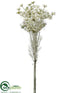 Silk Plants Direct Queen Anne's Lace Bundle - White - Pack of 12