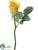 Rose Bud Spray - Yellow Soft - Pack of 24