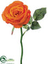 Silk Plants Direct Rose Spray - Orange - Pack of 24