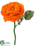 Silk Plants Direct Rose Spray - Orange - Pack of 24