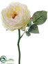 Silk Plants Direct Rose Spray - White Cream - Pack of 24