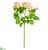 Rose Spray With Bud - Pink - Pack of 12