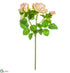 Silk Plants Direct Rose Spray With Bud - Pink - Pack of 12