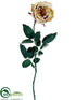 Silk Plants Direct Rose Spray - Beige Green - Pack of 12