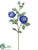 Rose Spray - Blue - Pack of 12