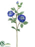 Silk Plants Direct Rose Spray - Blue - Pack of 12