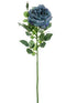 Silk Plants Direct Rose Spray - Blue Gray - Pack of 12