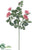 Silk Plants Direct Rose Spray - Lavender - Pack of 12