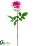 Silk Plants Direct Rose Spray - Fuchsia Pink - Pack of 12