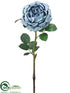 Silk Plants Direct Rose Spray - Blue Two Tone - Pack of 12