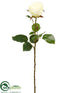 Silk Plants Direct Rose Spray - White - Pack of 24