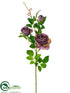 Silk Plants Direct Rose Spray - Violet - Pack of 12