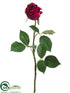 Silk Plants Direct Rose Bud Spray - Plum Antique - Pack of 12