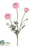 Silk Plants Direct Ranunculus Spray - Mauve - Pack of 12