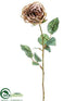 Silk Plants Direct Rose Spray - Brown Mauve - Pack of 12