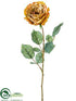 Silk Plants Direct Rose Spray - Tan - Pack of 12