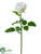 Rose Spray - White - Pack of 12