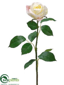 Rose Bud Spray - Cream Pink - Pack of 12