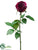 Large Rose Bud Spray - Eggplant Two Tone - Pack of 12