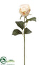 Silk Plants Direct Rose Bud Spray - Peach Cream - Pack of 12