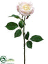 Silk Plants Direct Rose Spray - Cream Pink - Pack of 12