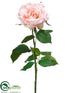 Silk Plants Direct Large Rose Spray - Peach Beauty - Pack of 12