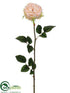 Silk Plants Direct Rose Spray - Peach Soft - Pack of 12