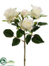 Silk Plants Direct Rose Spray - Yellow - Pack of 12