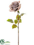 Silk Plants Direct Rose Spray - Taupe - Pack of 12