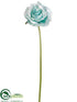 Silk Plants Direct Rose Spray - Aqua Pearl - Pack of 12