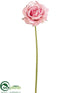 Silk Plants Direct Rose Spray - Pink Pearl - Pack of 12