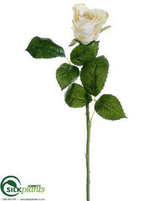 Rose Bud Spray - Beige - Pack of 12