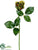 Rose Bud Spray - Green - Pack of 12