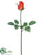 Rose Bud Spray - Orange - Pack of 12