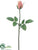Silk Plants Direct Rose Bud Spray - Pink Cream - Pack of 12