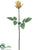 Rose Bud Spray - Yellow - Pack of 12