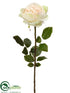Silk Plants Direct Rose Spray - Peach - Pack of 12