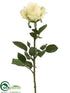 Silk Plants Direct Rose Spray - Green Cream - Pack of 12