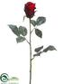 Silk Plants Direct Rose Bud Spray - Red Two Tone - Pack of 12