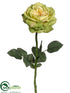 Silk Plants Direct Rose Spray - Green Two Tone - Pack of 12