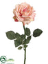 Silk Plants Direct Rose Spray - Pink Smoke - Pack of 12