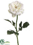 Silk Plants Direct Rose Spray - White Cream - Pack of 12