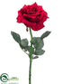 Silk Plants Direct Rose Spray - Red - Pack of 12