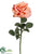 Rose Spray - Salmon Two Tone - Pack of 12