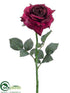 Silk Plants Direct Rose Spray - Violet - Pack of 12